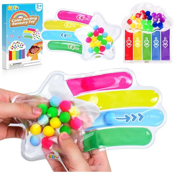 KLT Color Sorting Sensory Toys, 2 Pack